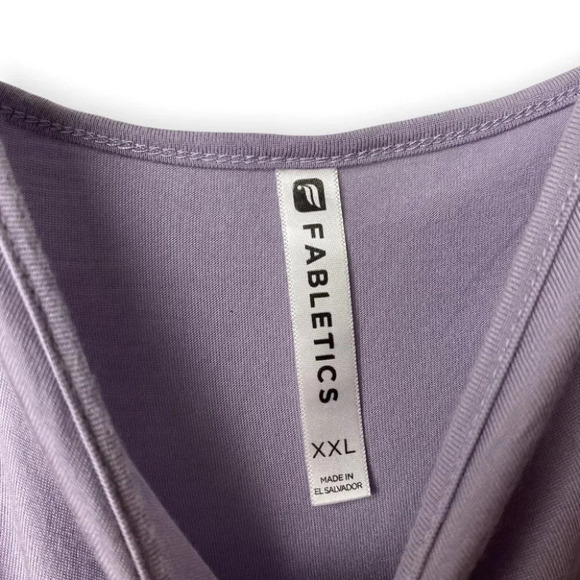 Fabletics Mauve Soft Loose Fit  Spaghetti Strap Tank Top - Picture 4 of 5
